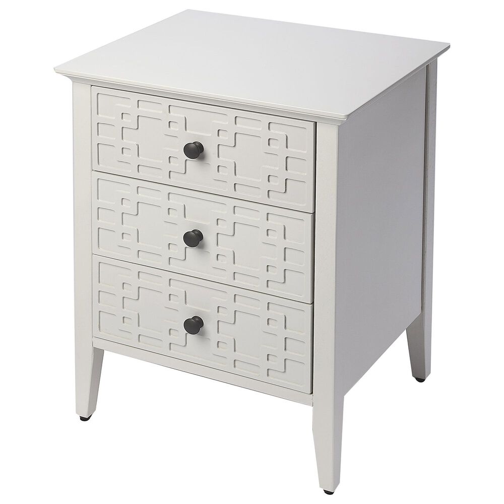 Butler Kinsley 3-Drawer Accent Chest in Off White, , large