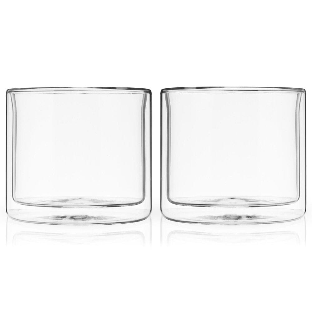 True Walled Old Fashioned Glasses in Clear (Set of 2), , large