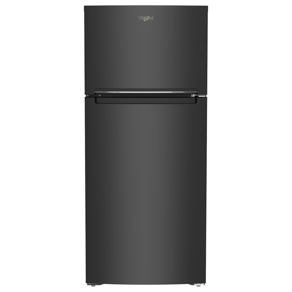 Whirlpool 16.3 Cu. Ft. Wide Top-Freezer Refrigerator with Flexi-Slide Bin in Black, , large