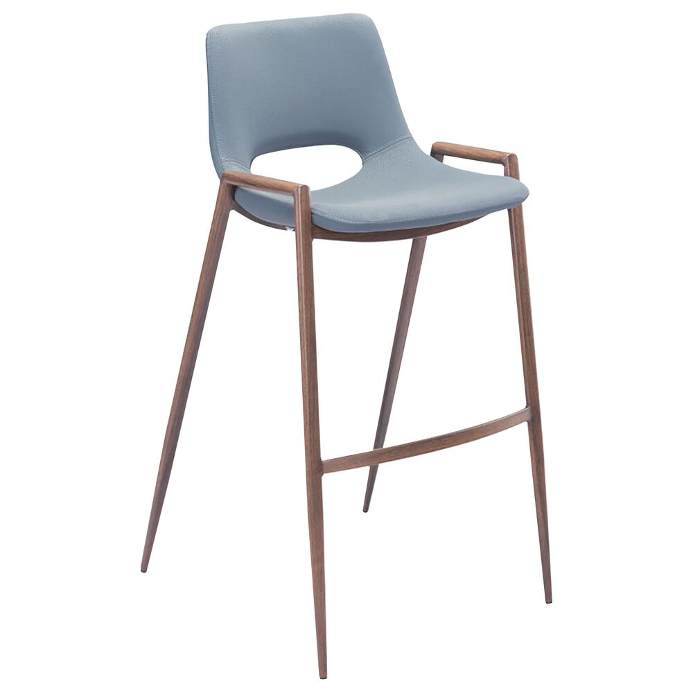 Zuo Modern Desi Bar Chair in Gray, , large