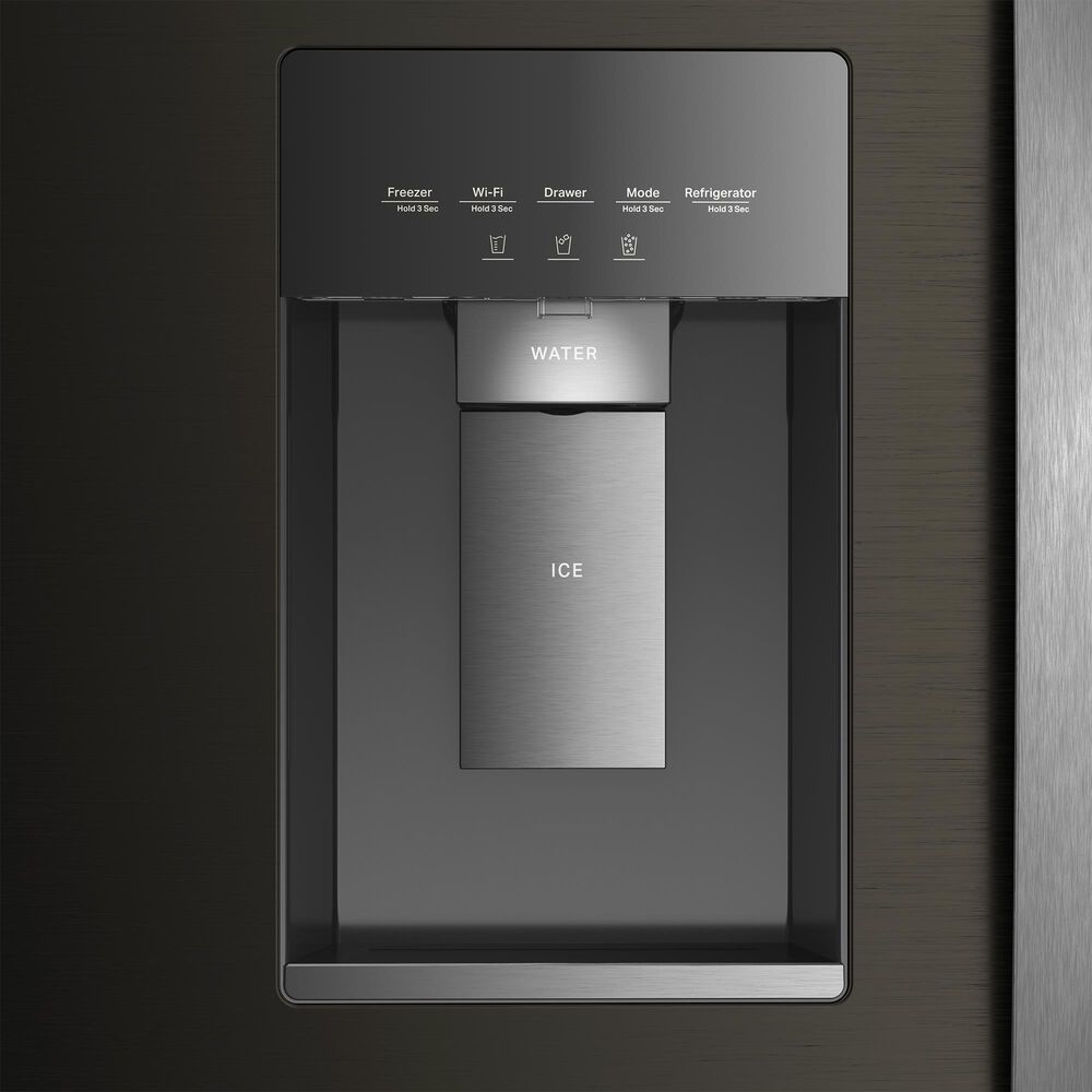 Whirlpool 23.4 Cu. Ft. 3-Door Depth French Door Refrigerator in Black Stainless Steel, , large