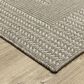 Oriental Weavers Caicos CA05A 1"10" x 7"6" Grey Runner, , large