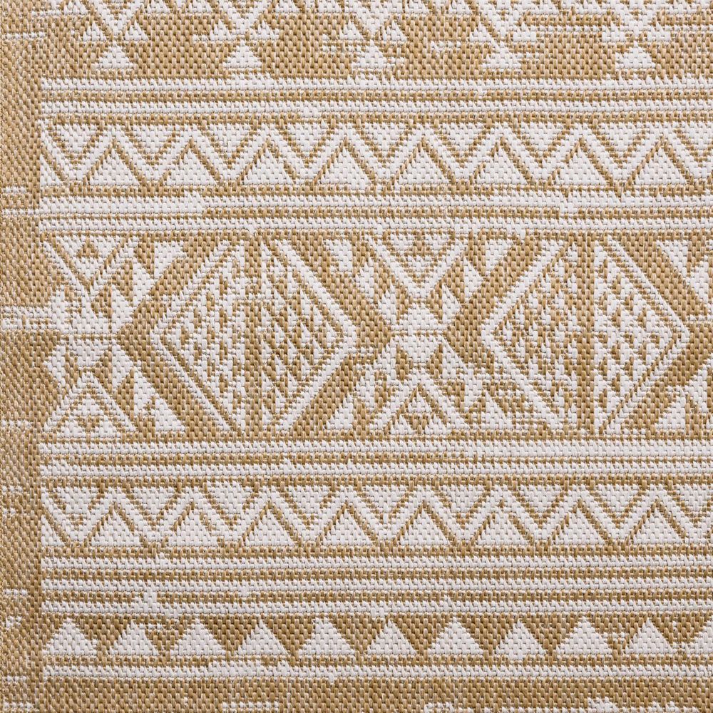 Loloi Easton Ivory and Wheat 4&#39; x 6&#39; Indoor/Outdoor Area Rug, , large