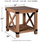 Ashley Aldwin Rectangular End Table in Weathered Gray Brown, , large