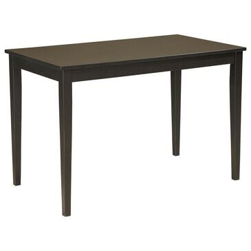 Ashley Kimonte Dining Table in Dark Brown - Table Only, , large