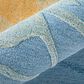 Feizy Rugs Kawai 10" x 14" Teal Area Rug, , large