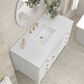 James Martin Vanities Myrrin 48" Vanity in Bright White with 3 cm White Zeus Quartz Top, , large