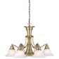Vaxcel Standford 6-Light Chandelier in Antique Brass, , large