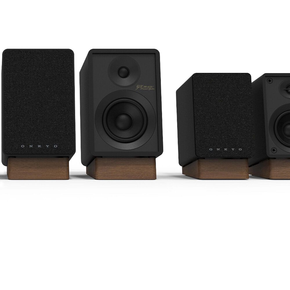 Klipsch Flexus 3&quot; Powered Monitors Bookshelf Speakers Pair in Black, , large