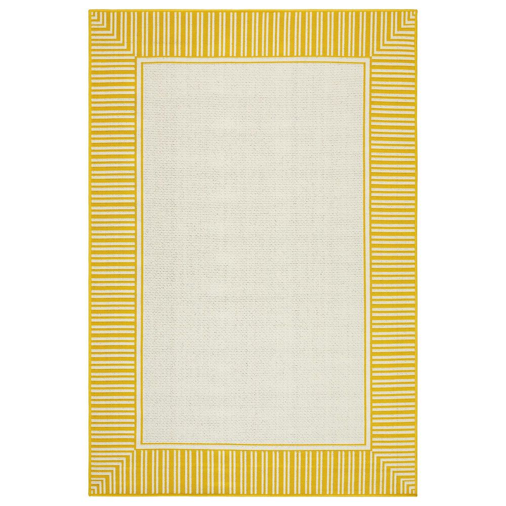 Surya Alfresco 2&#39;5&quot; x 4&#39;5&quot; Pearl, Saffron, Beige and Tan Indoor/Outdoor Area Rug, , large