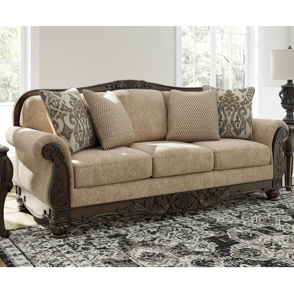 Ashley Chelsworth Stationary Sofa in Golden, , large