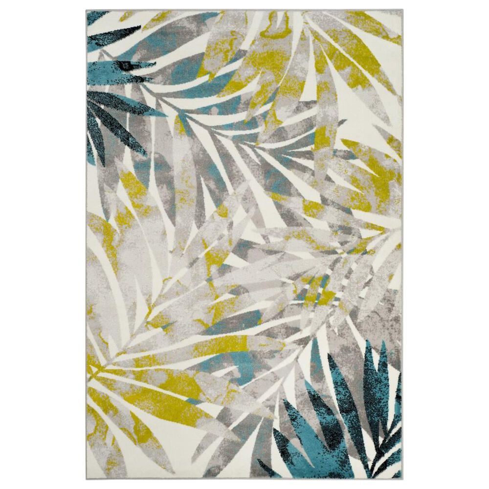 Safavieh Skyler SKY189G 5"1" x 7"6" Gray and Green Area Rug, , large
