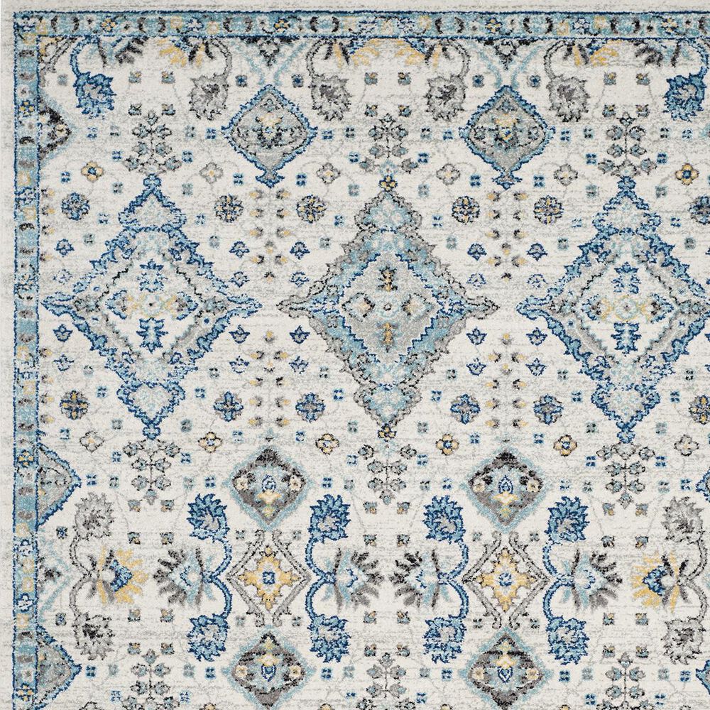 Safavieh Evoke EVK224C-27 2&#39;2&quot; x 7&#39; Ivory/Light Blue Runner, , large