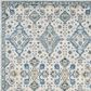 Safavieh Evoke EVK224C-27 2"2" x 7" Ivory/Light Blue Runner, , large