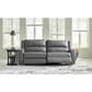 Ashley Brixworth 2-Seat Reclining Sofa in Slate, , large