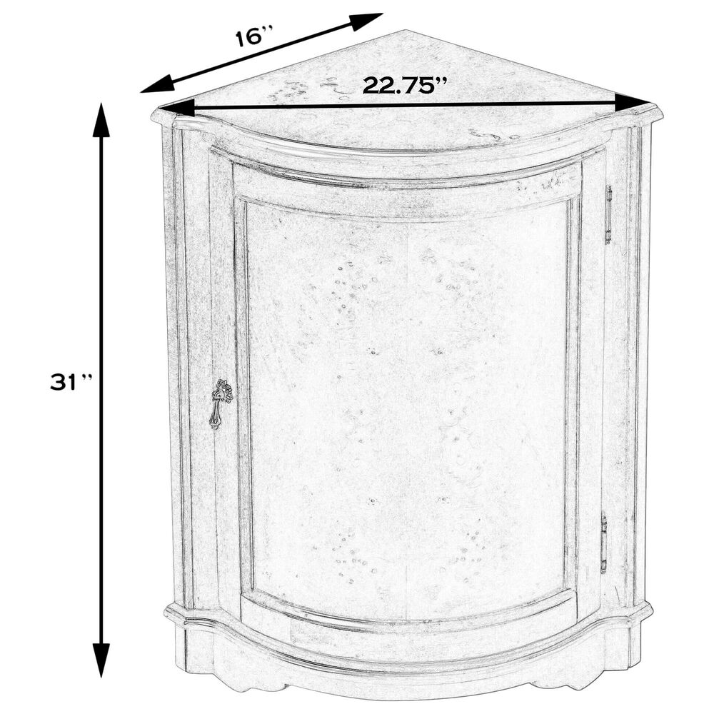 Butler Durham Corner Cabinet in Natural, , large