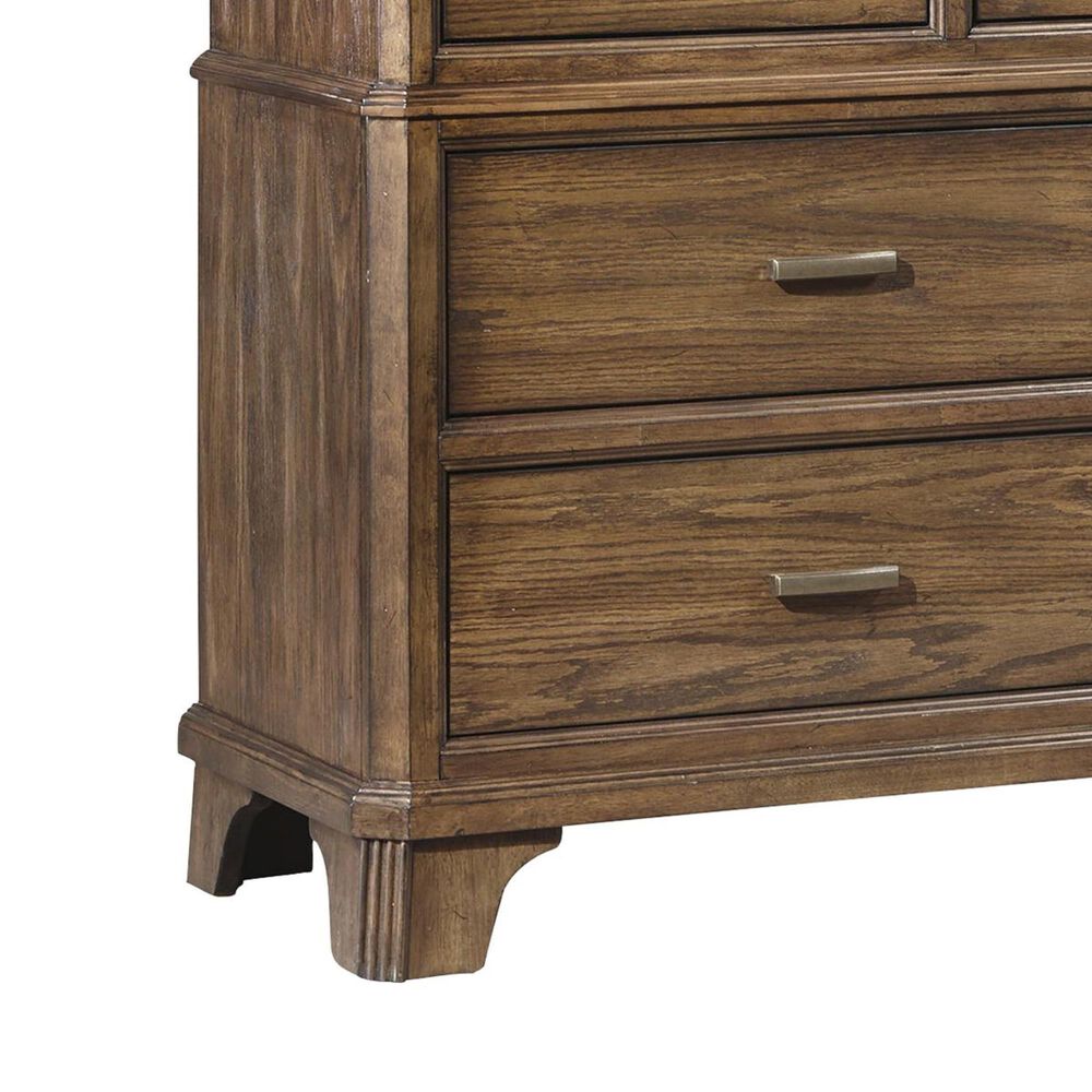 Hawthorne Furniture Telluride Dresser and Mirror in Vintage Oak, , large