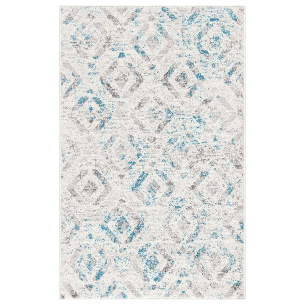 Safavieh Skyler SKY190D 3" x 5" Ivory and Blue Area Rug, , large