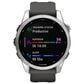Garmin Fenix 7S Standard Edition Smartwatch in Silver with Graphite Band, , large