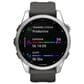 Garmin Fenix 7S Standard Edition Smartwatch in Silver with Graphite Band, , large