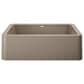 Blanco Ikon 33" Apron Single Bowl Farmhouse Sink in Truffle, , large