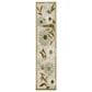 Nourison Aloha ALH33 2"3" x 8" Ivory and Green Indoor/Outdoor Runner, , large