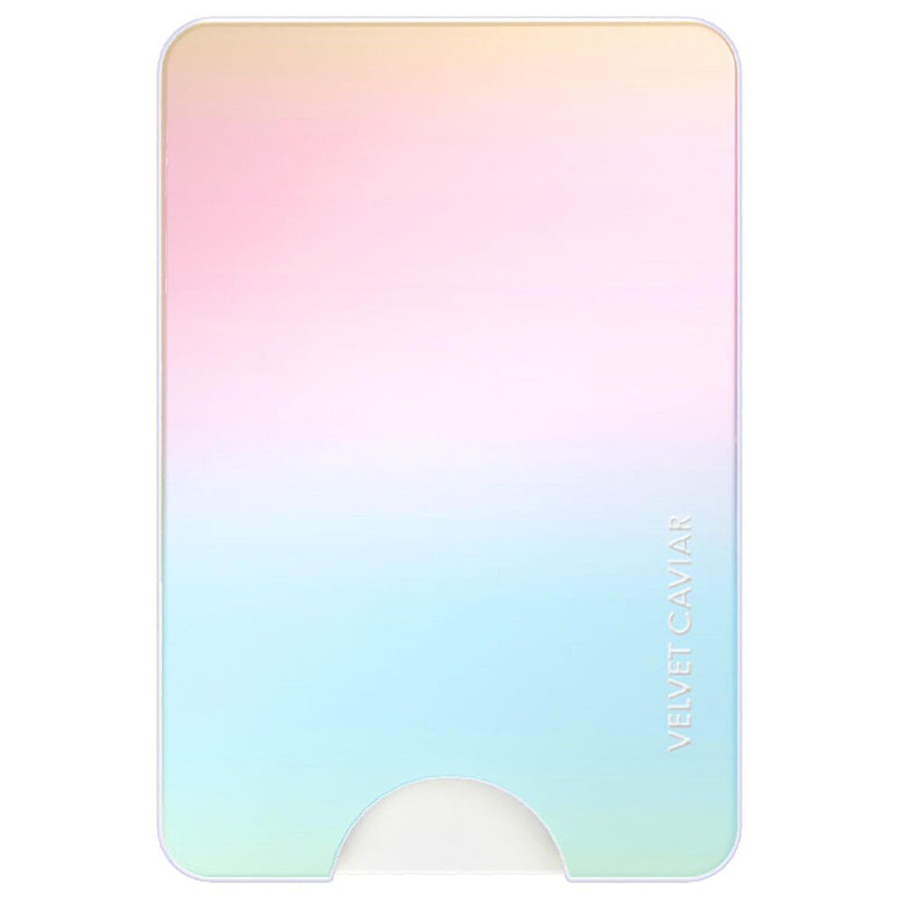 Velvet Caviar MagSafe Phone Wallet in White Opal Leopard, , large