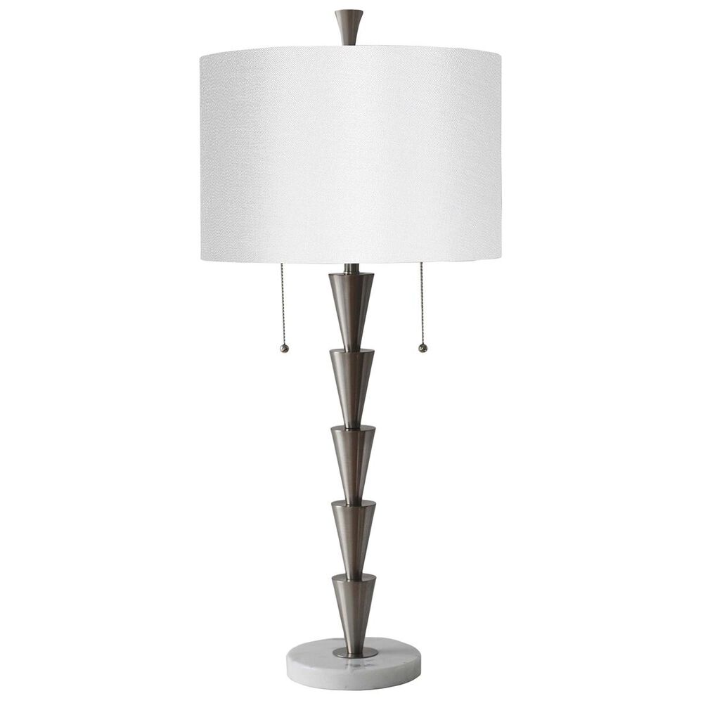 Sagebrook Home 34" Pull-Chain Table Lamp in Silver, , large