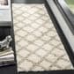 Safavieh Dallas Shag SGD258B-28 2"3" x 8" Ivory/Beige Runner, , large
