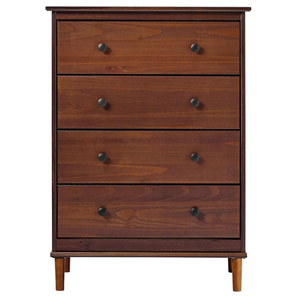 Walker Edison Spencer 4-Drawer Dresser in Walnut, , large