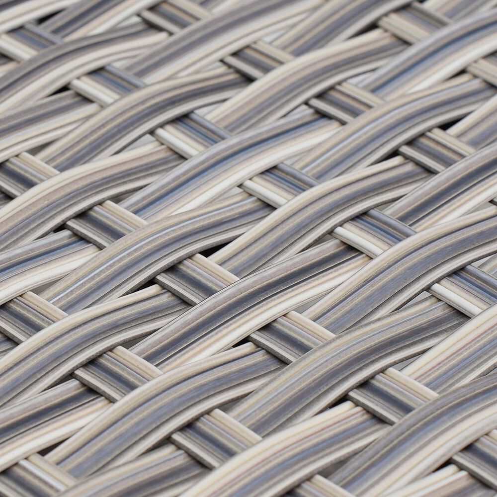 HOMLUX 8-Piece Outdoor Modular Sofa Conversation Set in Denim Blue, , large