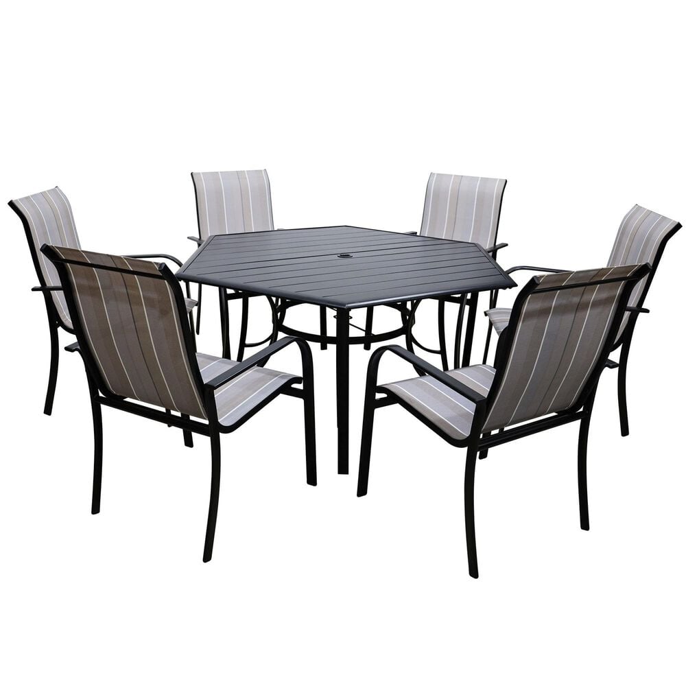 Four Seasons Global Sand Dunes 7-Piece Dining Set , , large