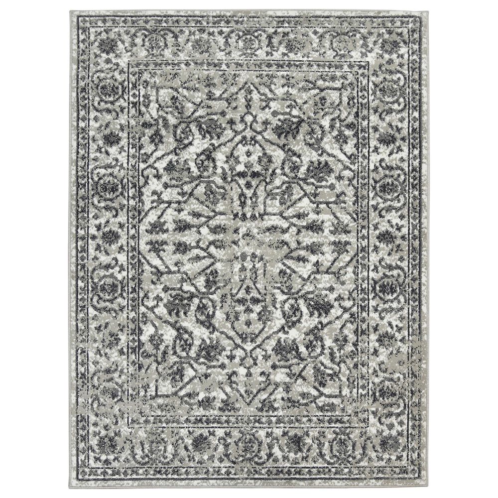 Amer Rugs Alpine 2"7" x 10" Dark Gray Runner, , large