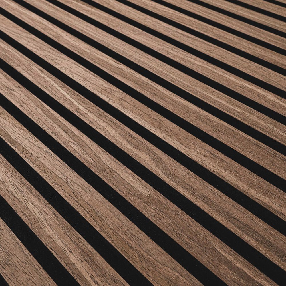 MS International Sonowood Sable 24" x 48" Acoustic Wood Slat Panels, , large