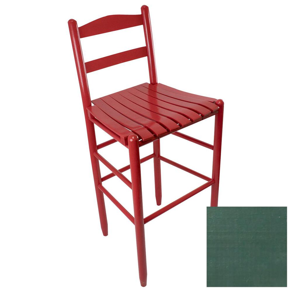 Lakeside Penrose Ladderback Barstool in Green, , large