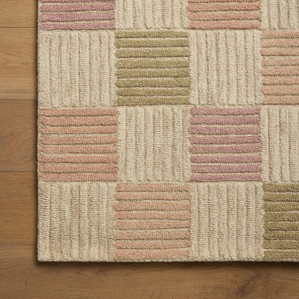 Loloi Madi Natural and Multicolor 7'9" x 9'9" Area Rug, , large