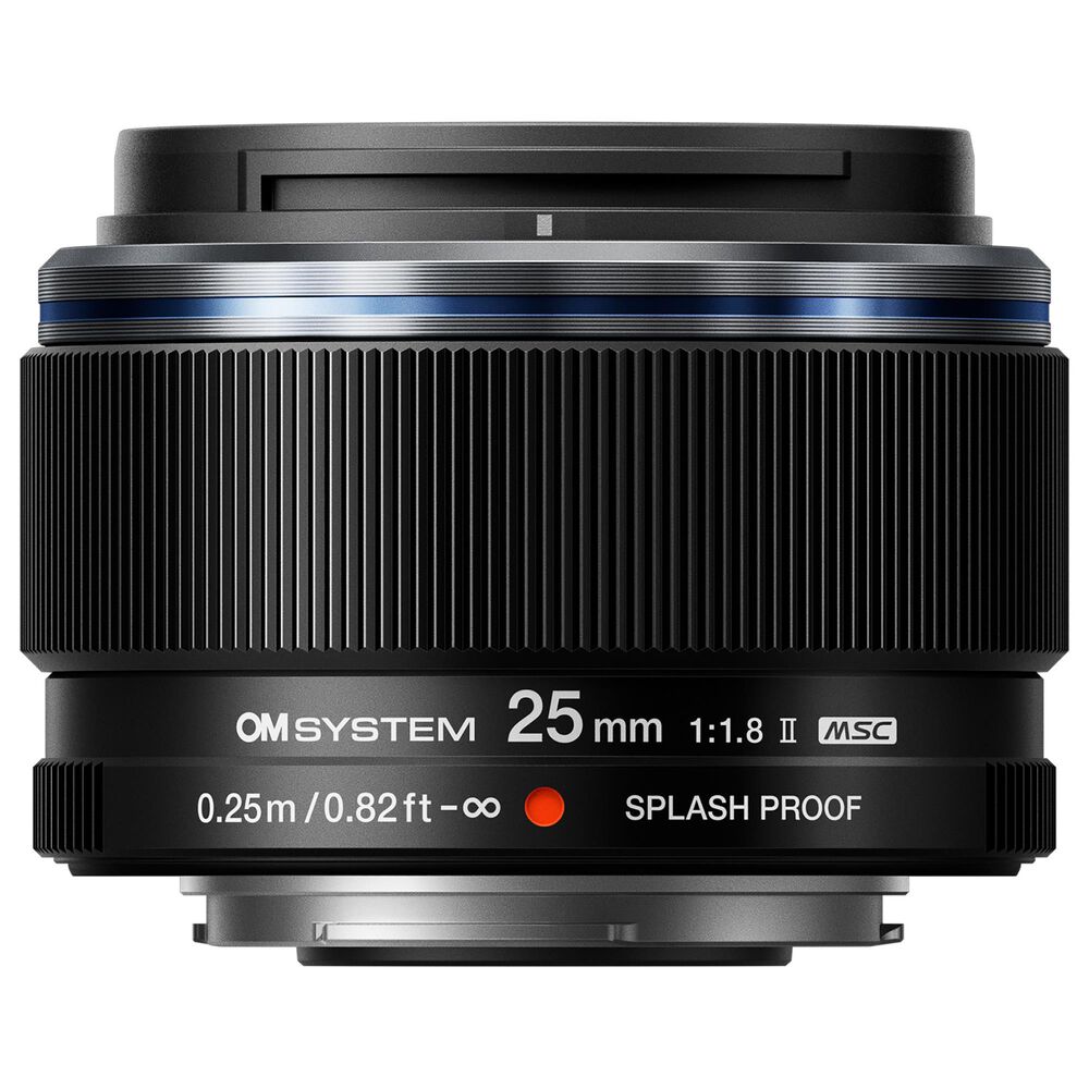 OM- System M.Zuiko Digital 25mm f/1.8 II Lens in Black, , large