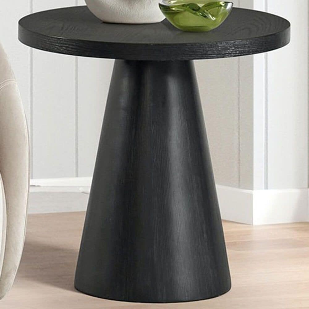 Mayberry Hill Portland End Table in Black, , large