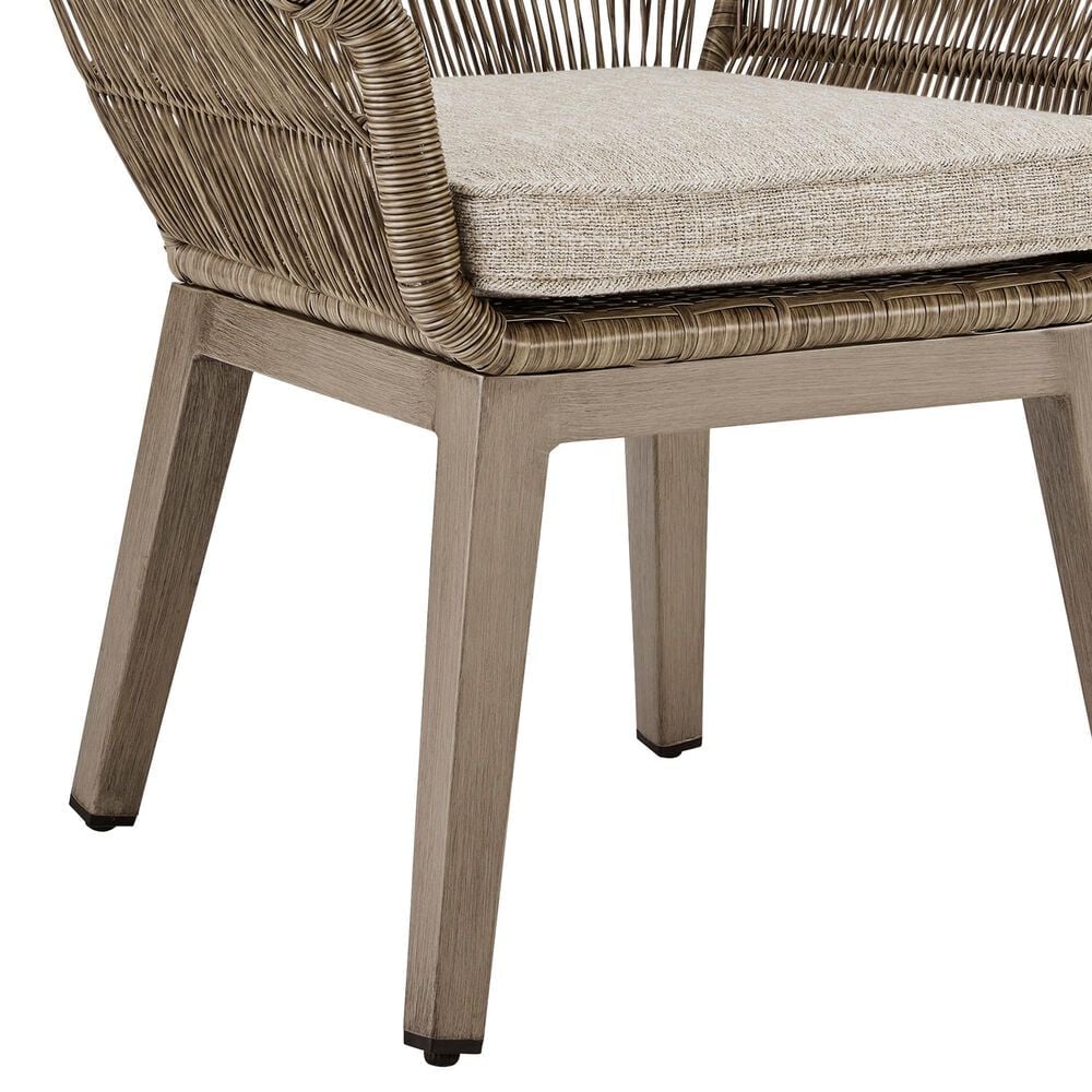 Ashley Beach Front Patio Arm Chair in Beige &#40;Set of 2&#41;, , large