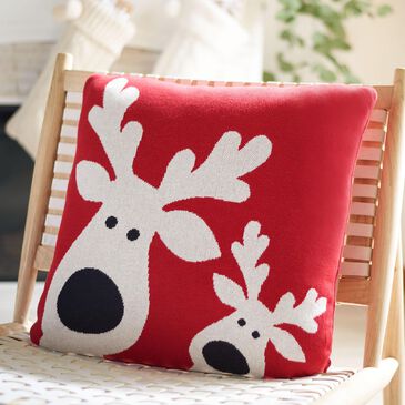Safavieh Jolly Joy 20" Pillow in Red, , large