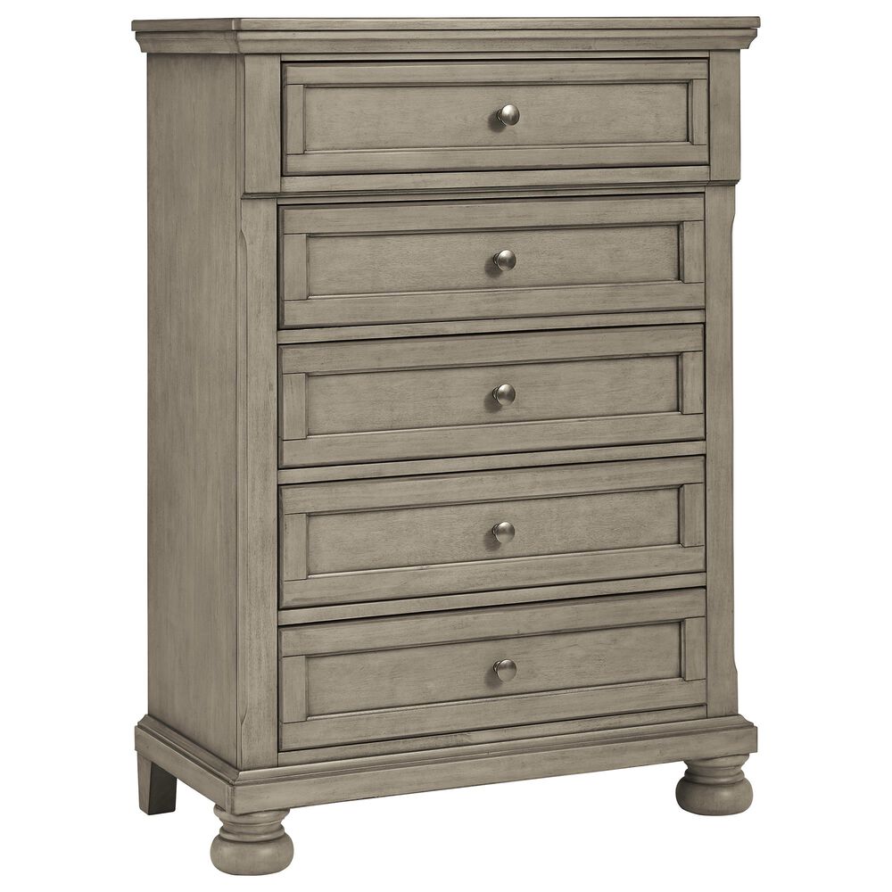Signature Design by Ashley Lettner 5 Piece Twin Bedroom Set in Burnished Light Gray, , large