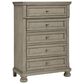 Signature Design by Ashley Lettner 5 Piece Twin Bedroom Set in Burnished Light Gray, , large