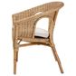 Baxton Studio Abbey Arm Chair in Natural Brown, , large