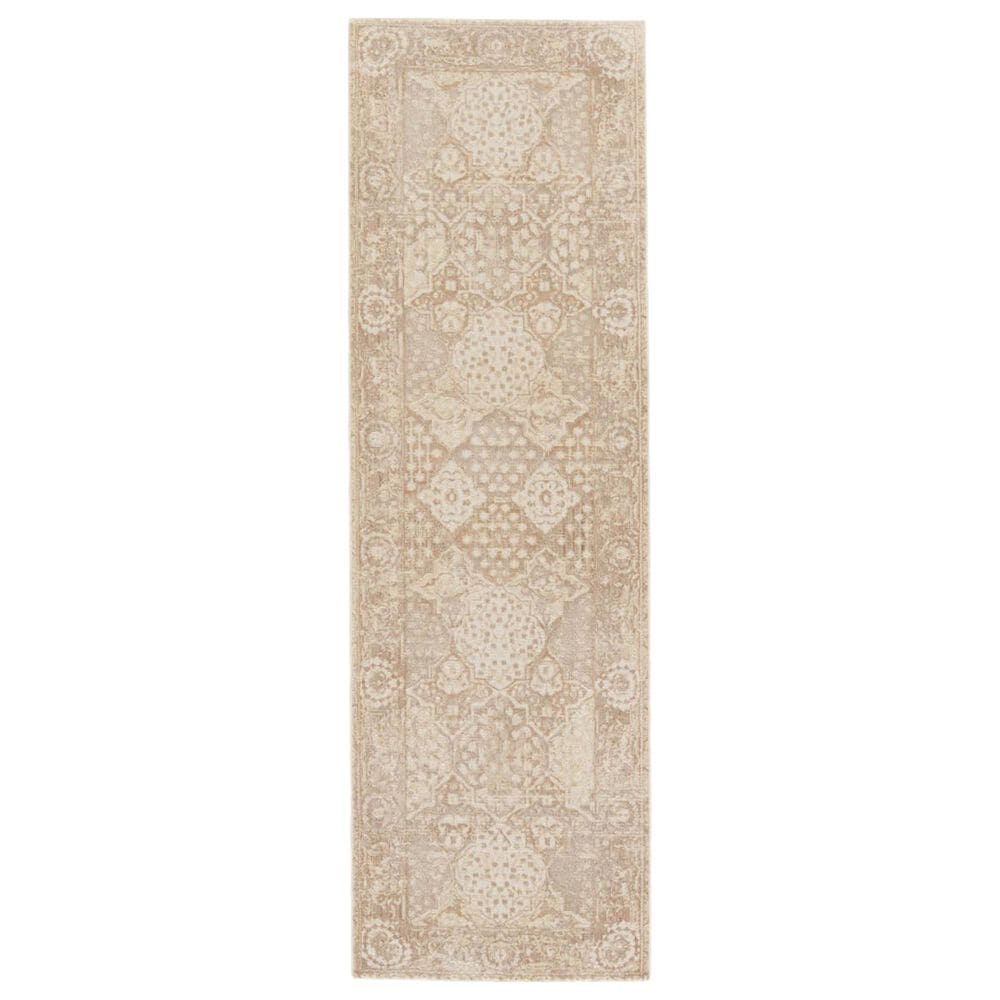 Jaipur Vienne Lourdes 2"6" x 8" Simply Brown Runner, , large