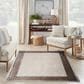Nourison Desire 7"10" x 9"10" Ivory and Silver Area Rug, , large