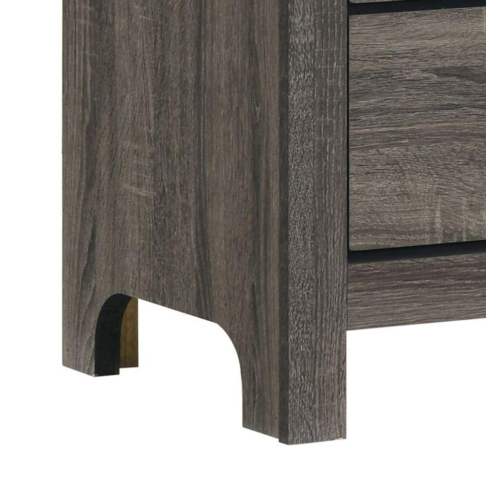 Mayberry Hill Sami 2 Drawer Nightstand in Gray, , large