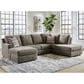 Ashley OPhannon 2-Piece U-Shaped Sectional with Left Facing Chaise and Right Facing Corner Chaise in Putty, , large