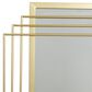 CosmoLiving by Cosmopolitan 24" x 36" Wall Mirror in Shiny Gold, , large