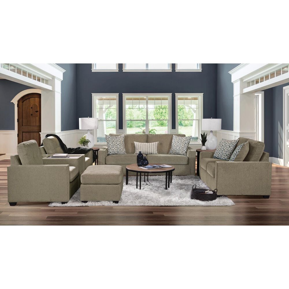 Northwestern North Sleeper Sofa in Olive, , large