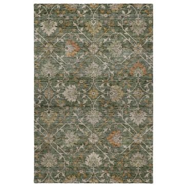 Dalyn Rug Company Silk Road Basil, Green, Beige, Copper, Gold and Gray 10" x 14" Area Rug, , large